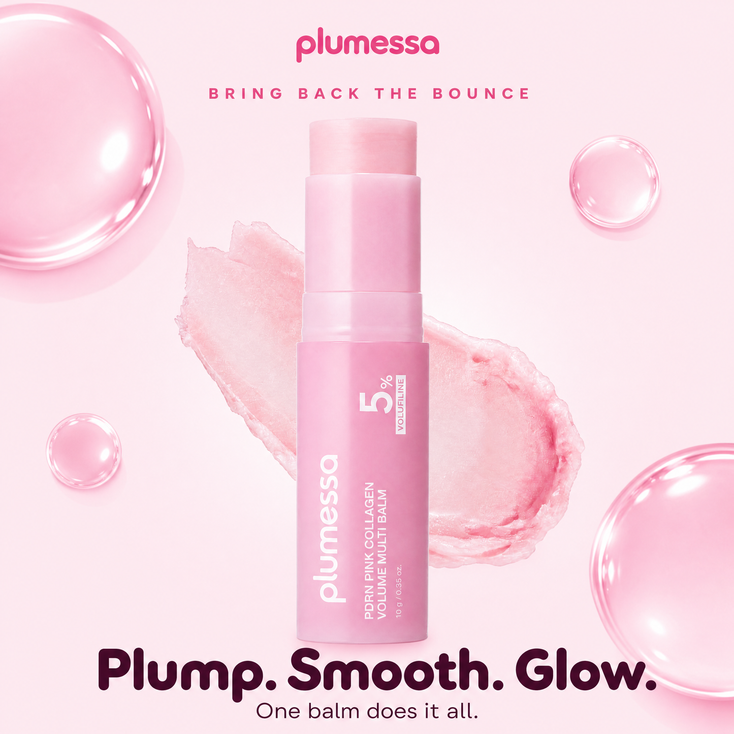 Plumessa™ Korean PDRN Pink Collagen Volume Multi Balm