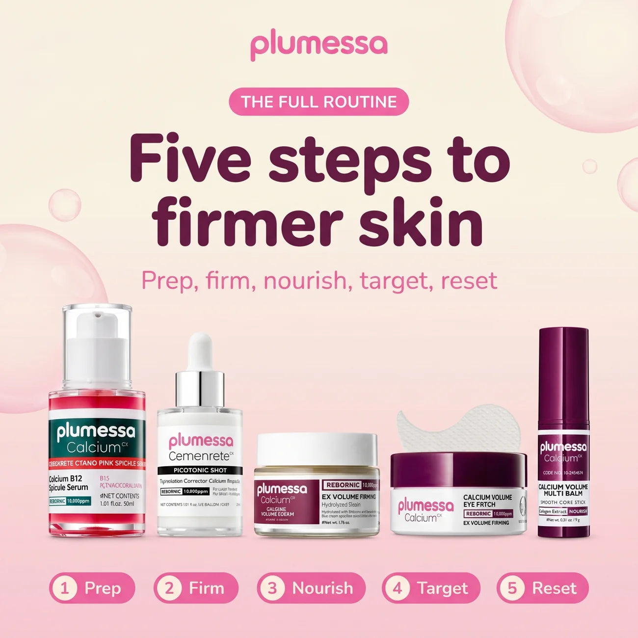 Plumessa™ Collagen Boost 5-Step Set